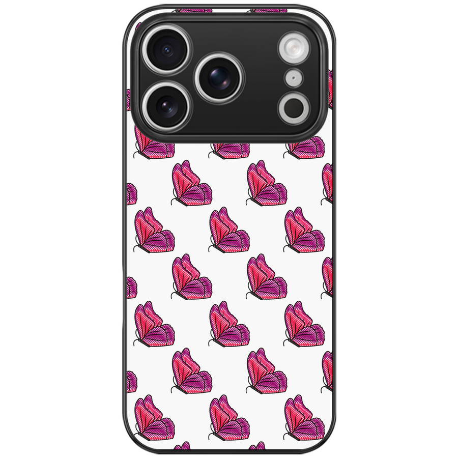 Crimson Wings Butterfly Phone Case