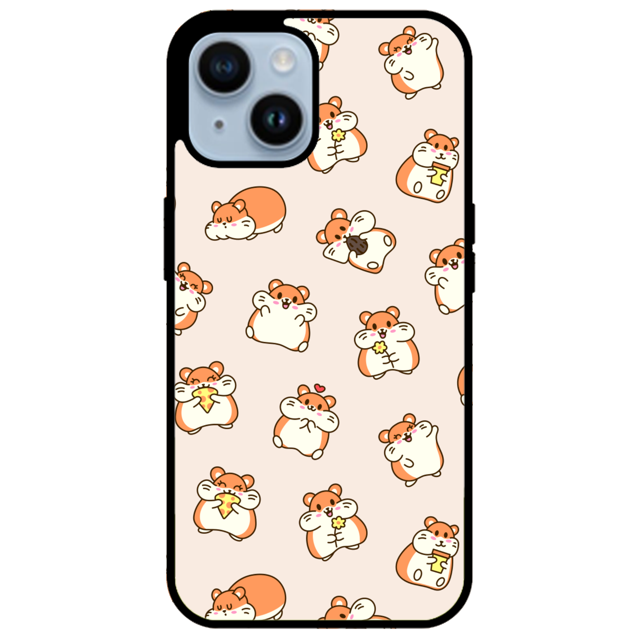 Happy Hamsters Glossy Phone Case | Winky Cats