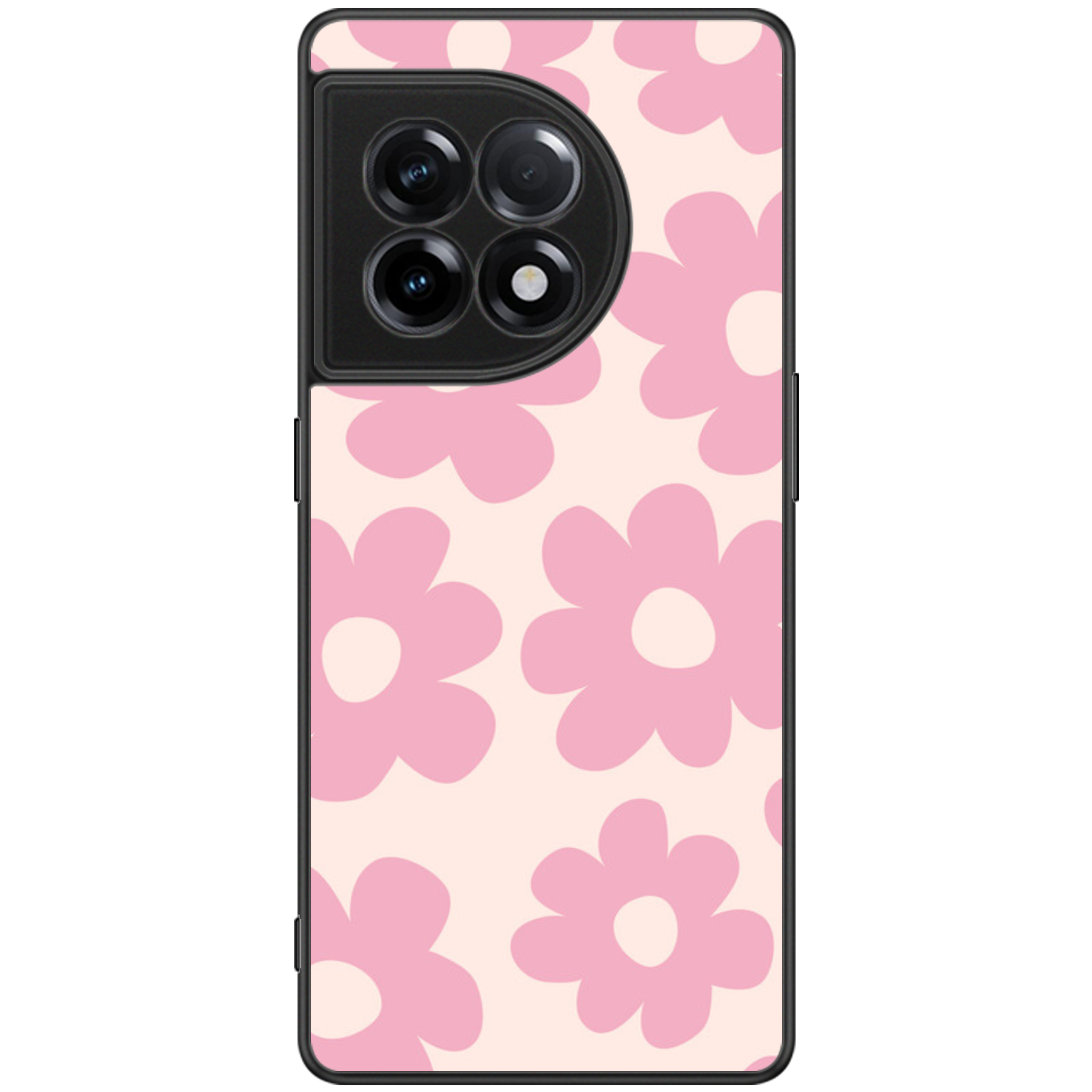 Retro Pink Daisy Floral Phone Case | Winky Cats