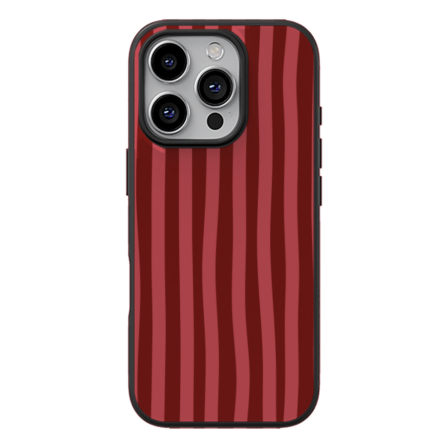 Red Ripple Aesthetic Phone Case