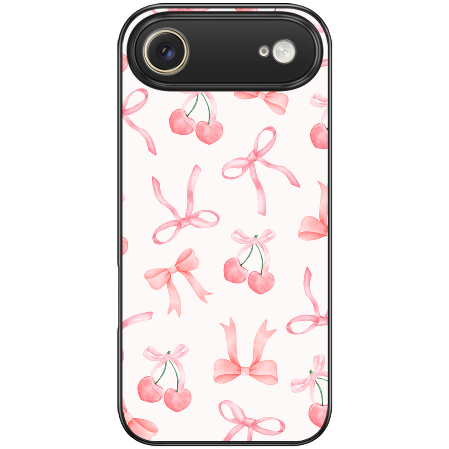 Cherry Coquette Bow Phone Case