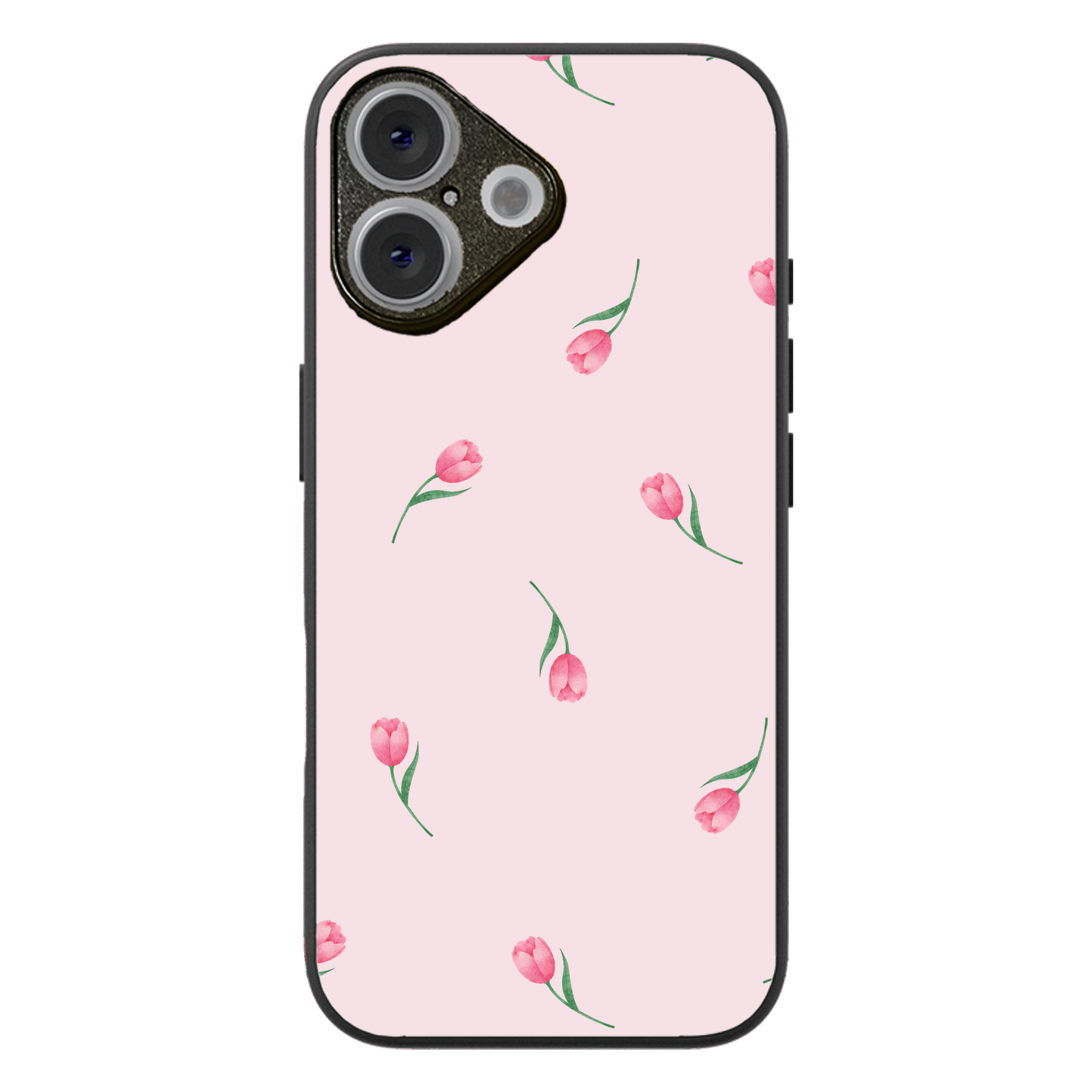 Pink Tulips Floral Phone Case | Winky Cats