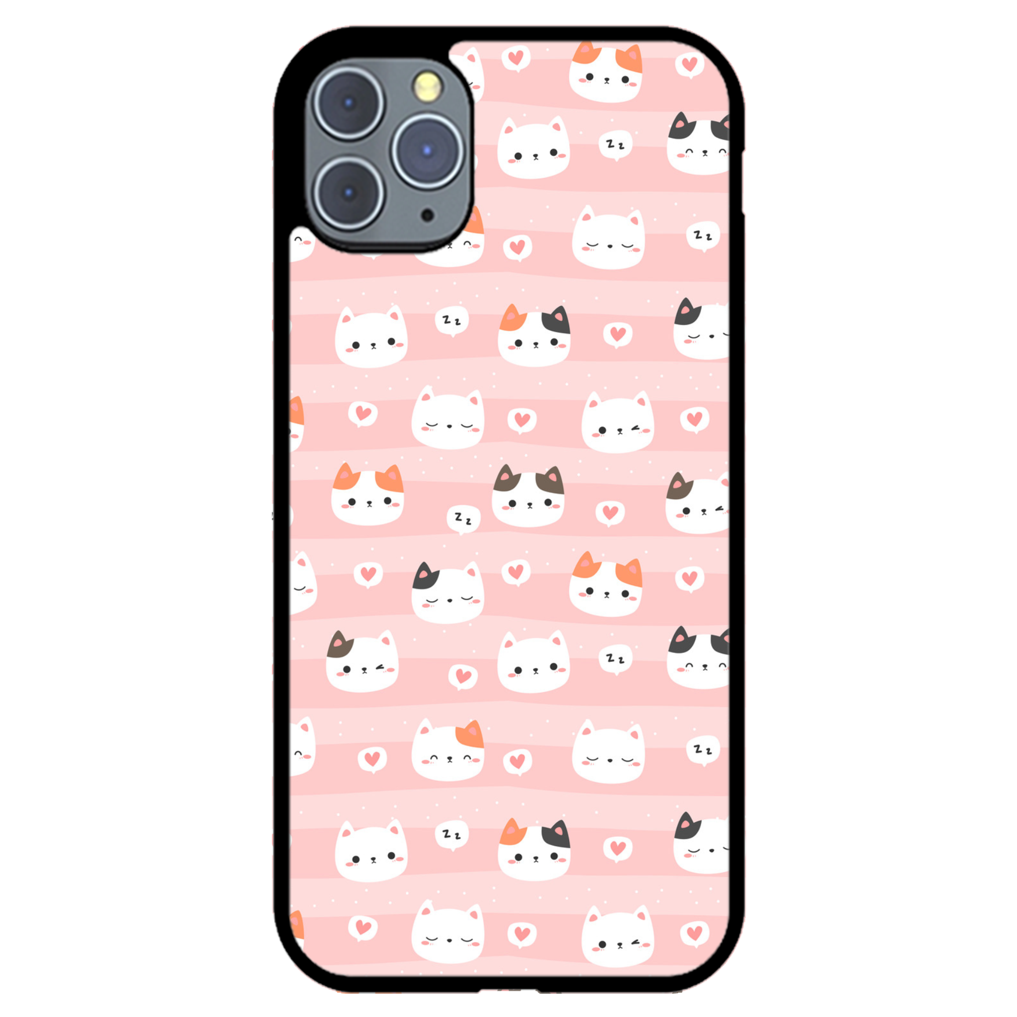 Bow Kittens Glossy Phone Case | Winky Cats