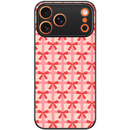 Red Gingham Bow Phone Case