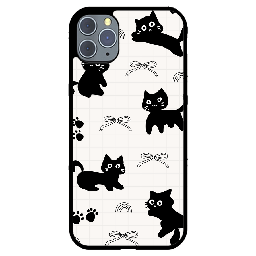 Black Cat Aesthetic Phone Case