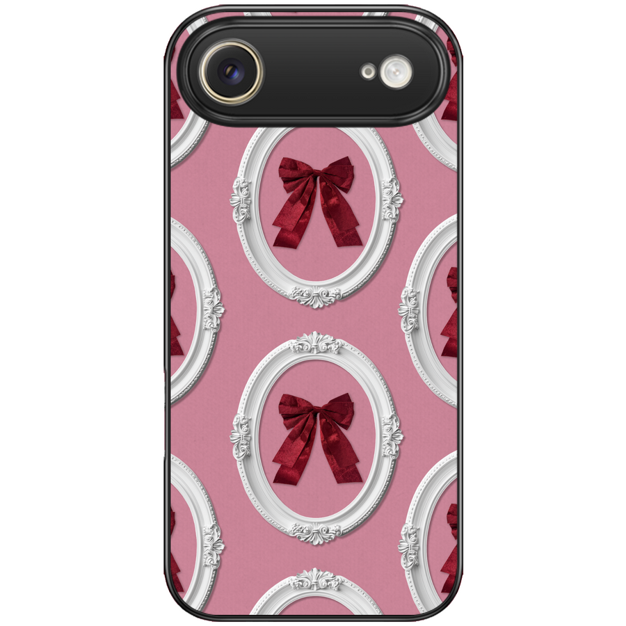 Vintage Framed Bow Phone Case