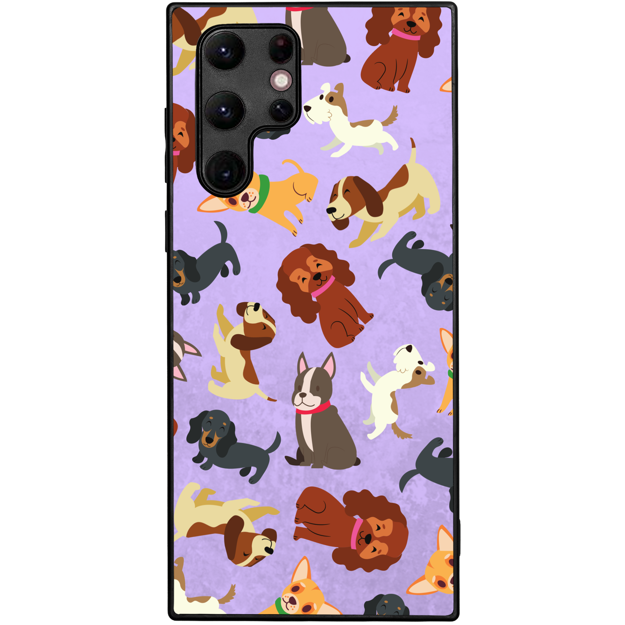 Puppy Party Glossy Phone Case | Winky Cats