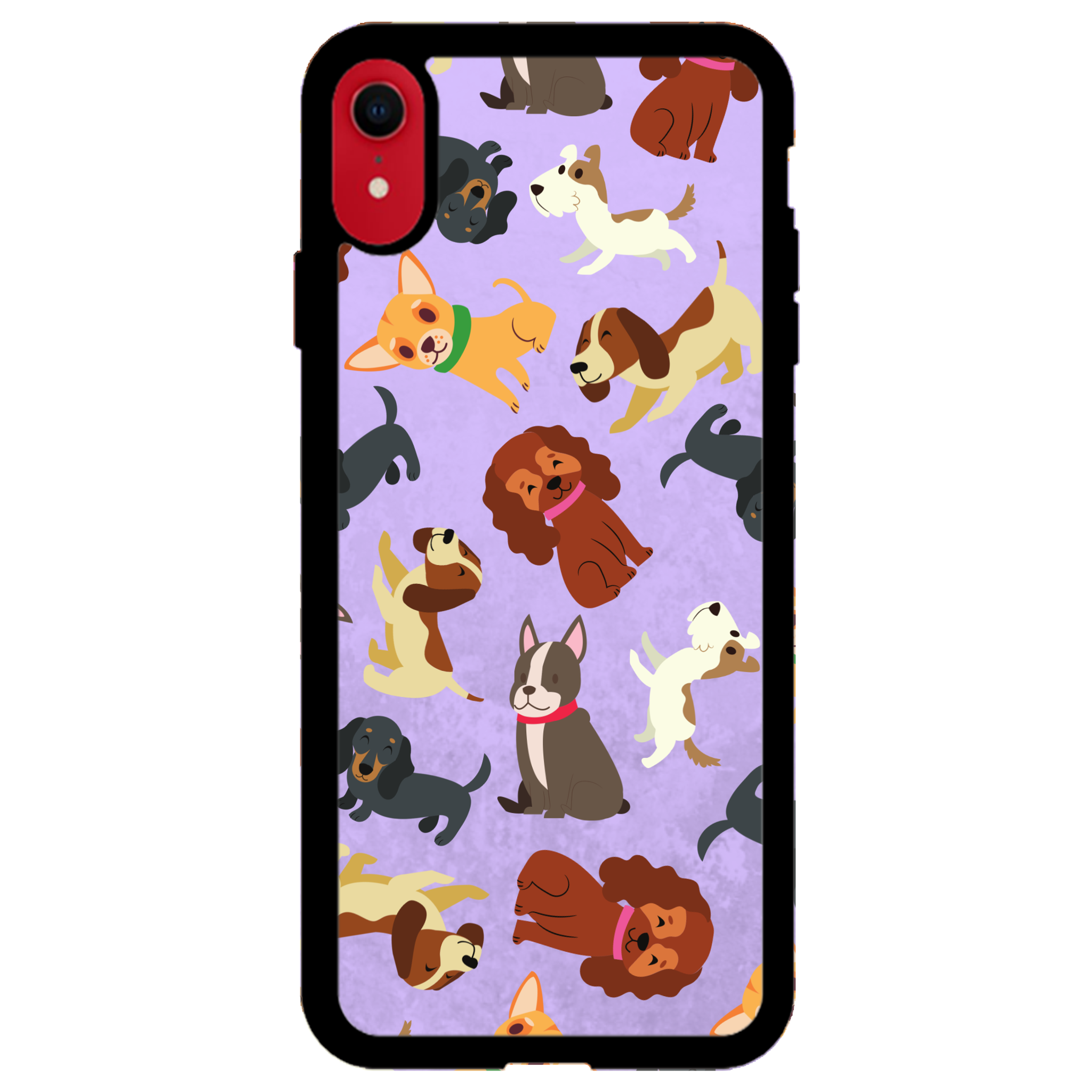 Puppy Party Glossy Phone Case | Winky Cats