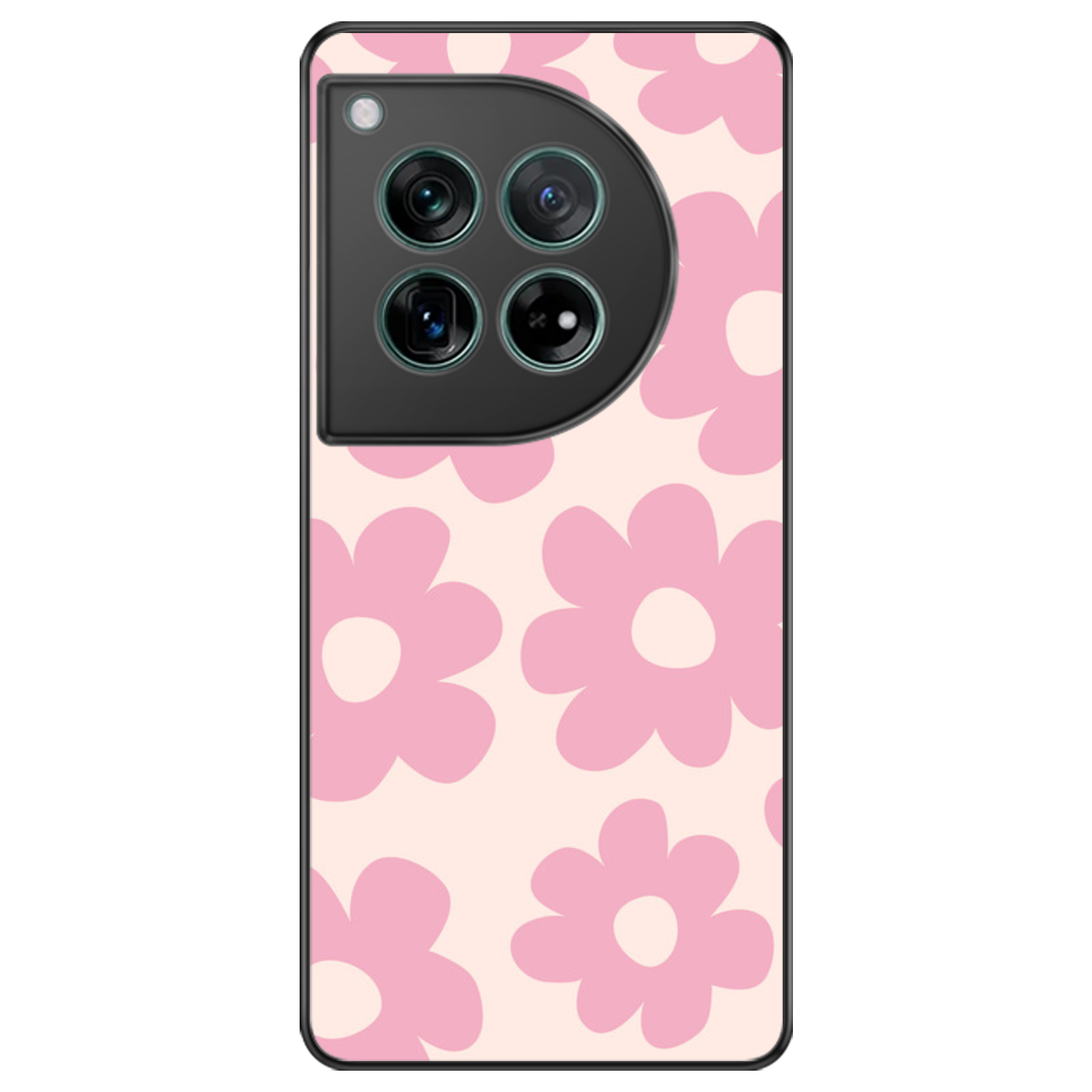 Retro Pink Daisy Floral Phone Case | Winky Cats