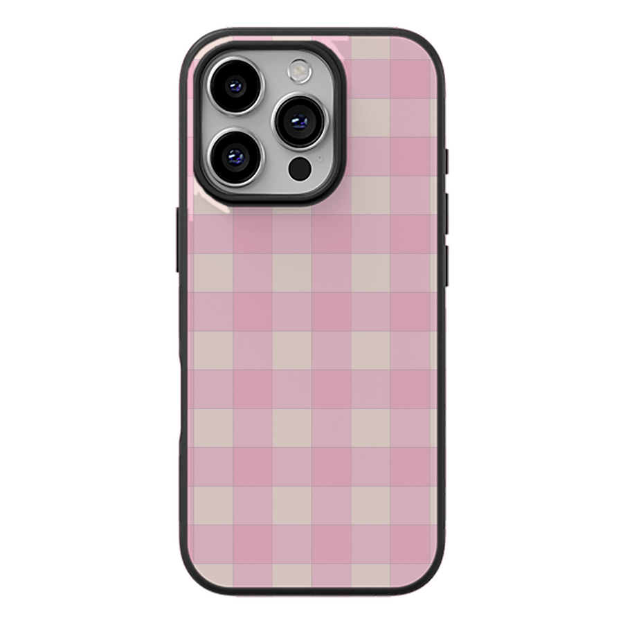 Pink Gingham Aesthetic Phone Case