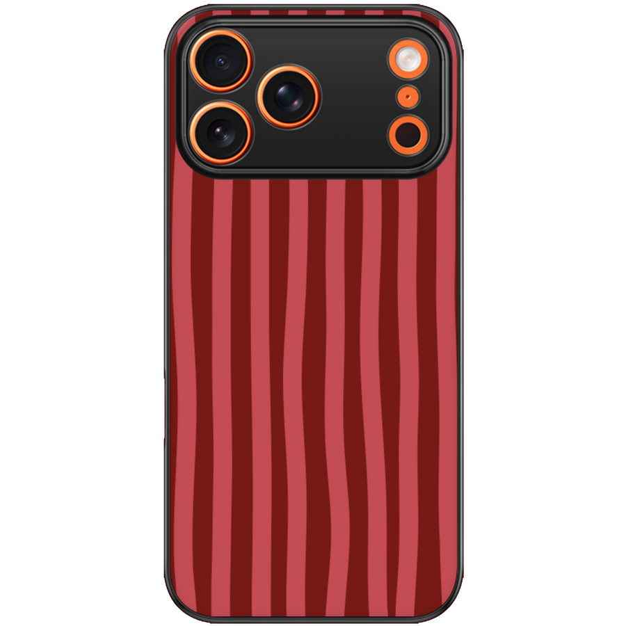 Red Ripple Aesthetic Phone Case