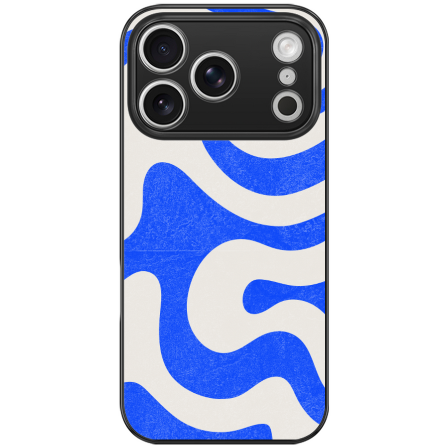 Blue Swirl Aesthetic Phone Case