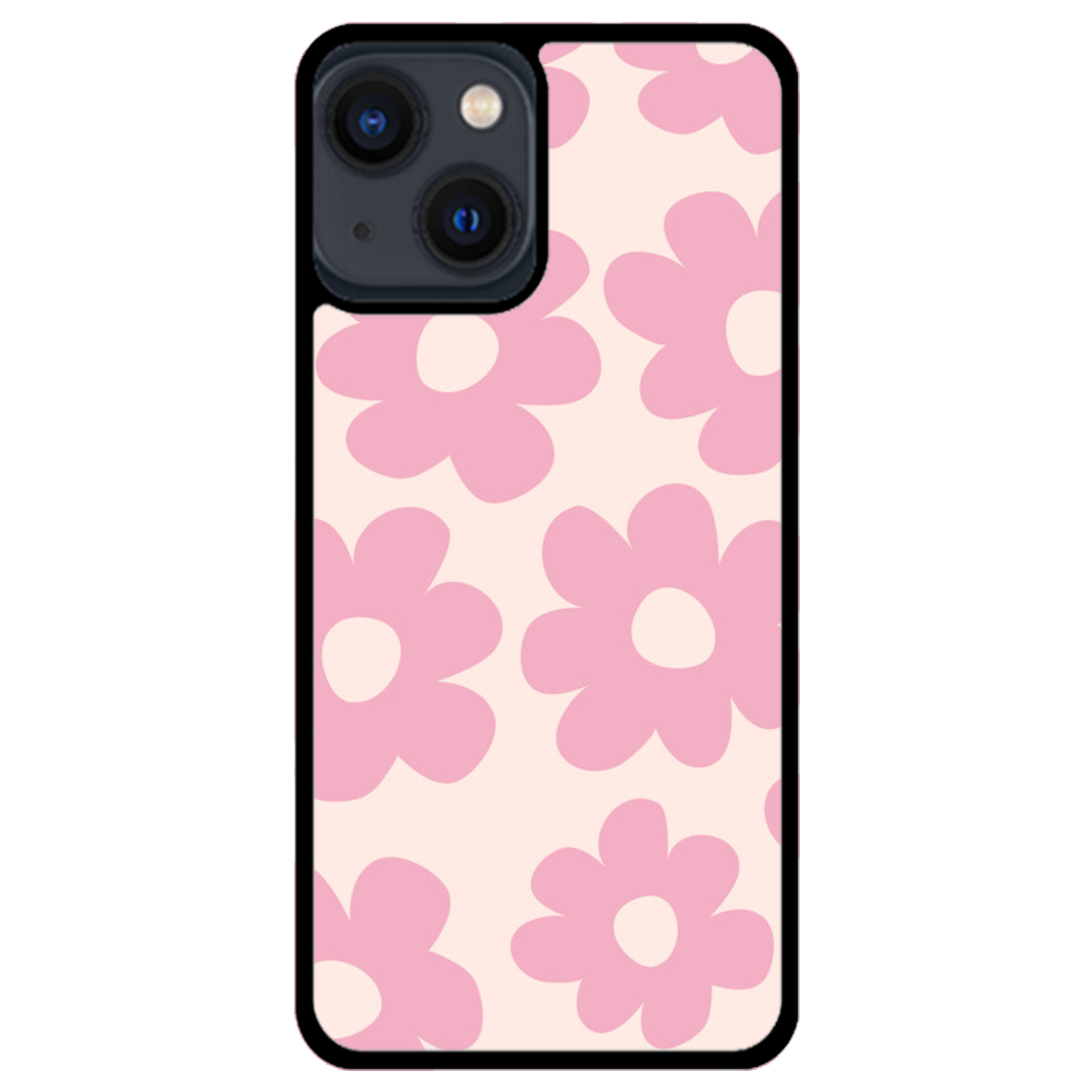 Retro Pink Daisy Floral Phone Case | Winky Cats