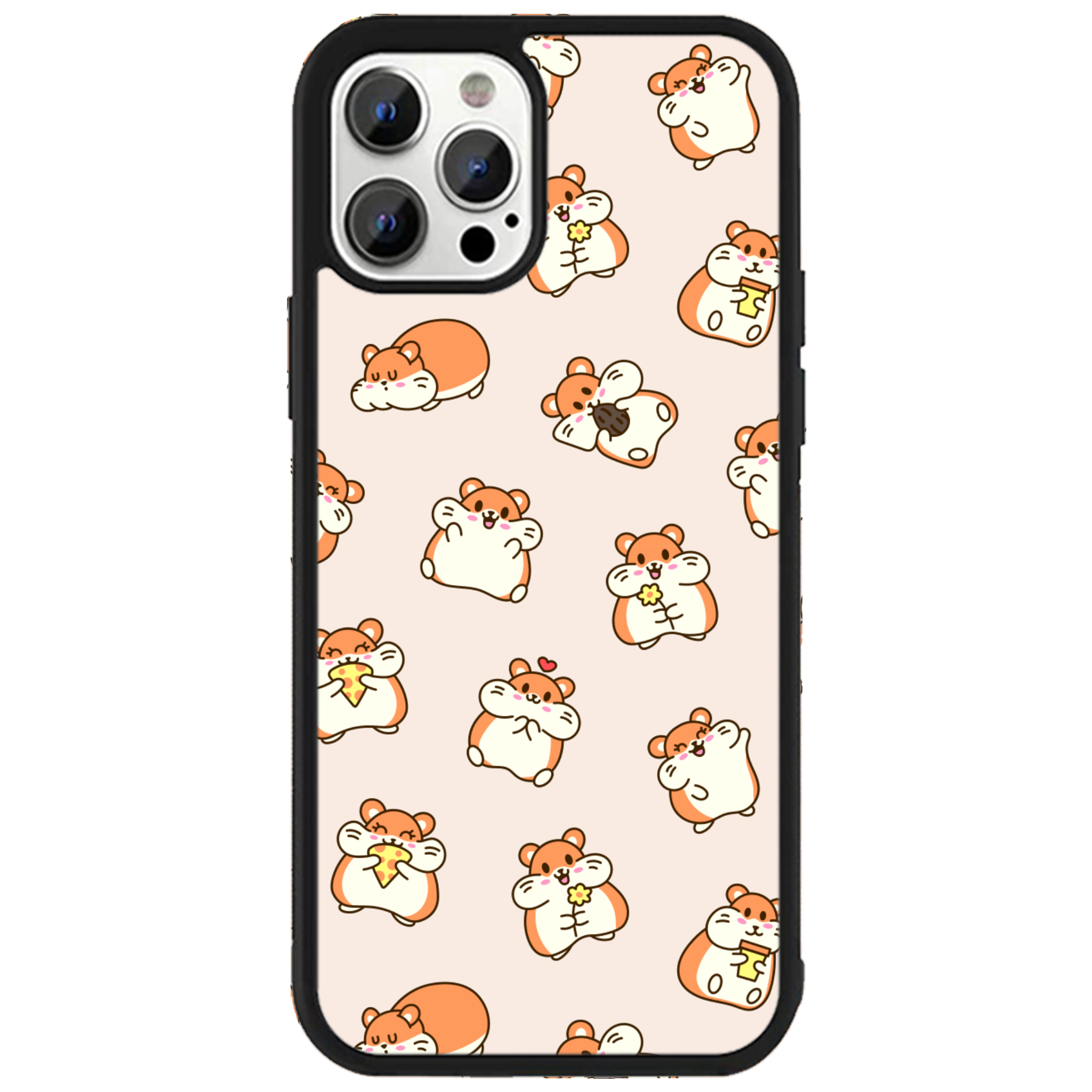 Happy Hamsters Glossy Phone Case | Winky Cats