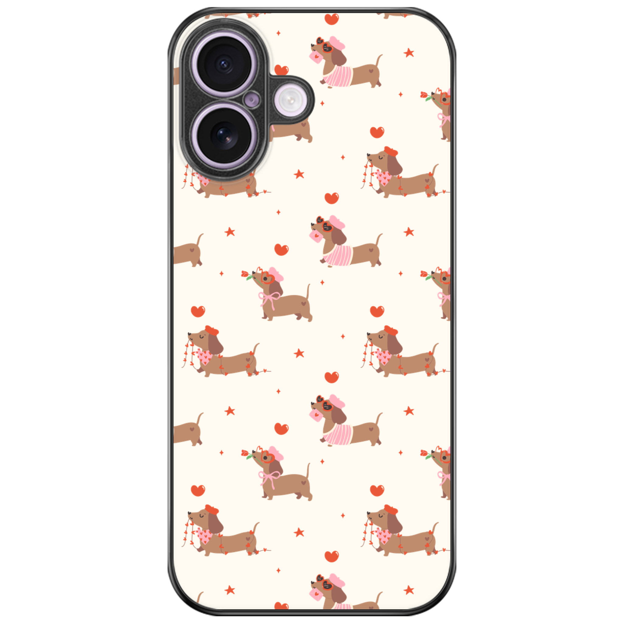 Dapper Dachshunds Glossy Phone Case | Winky Cats