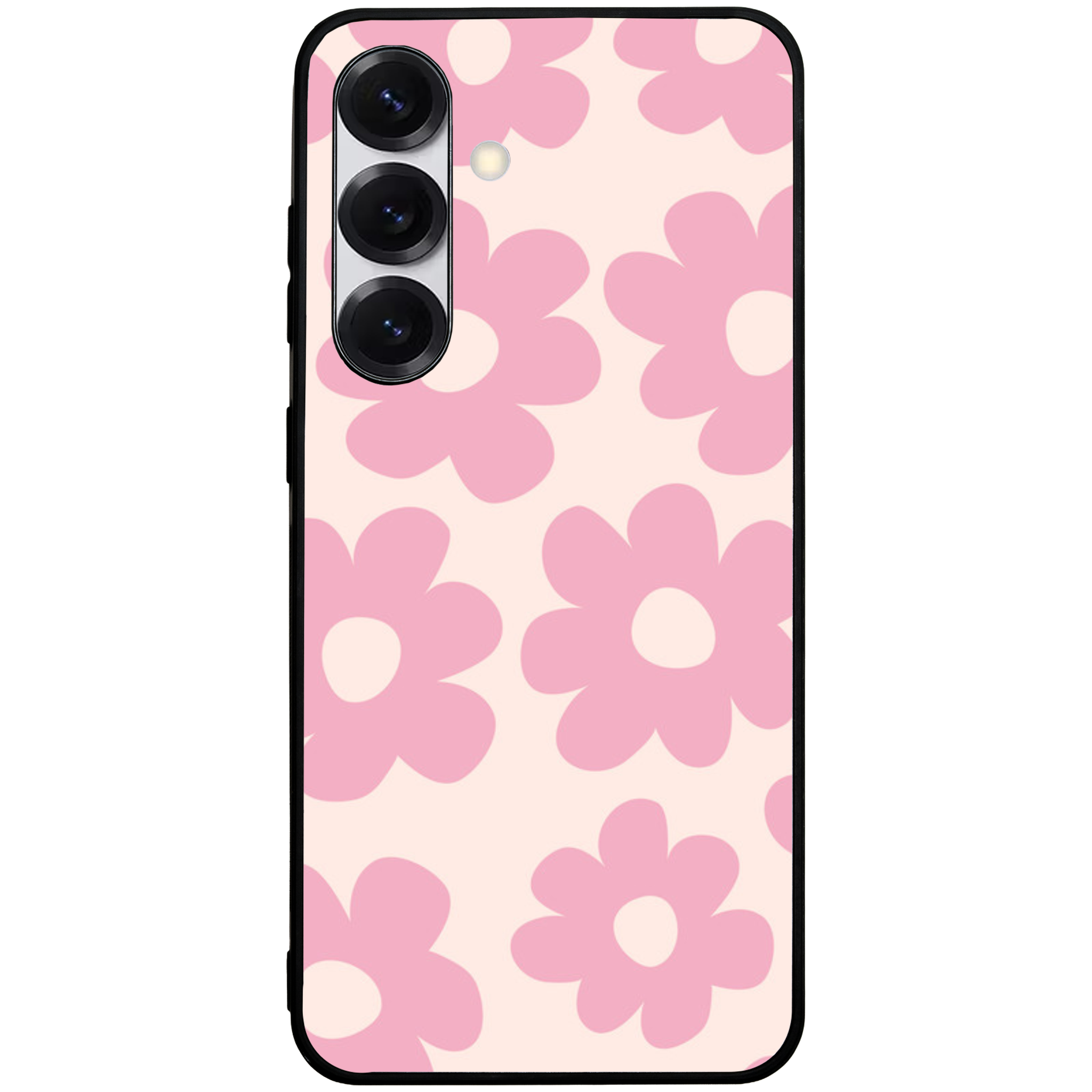 Retro Pink Daisy Floral Phone Case | Winky Cats