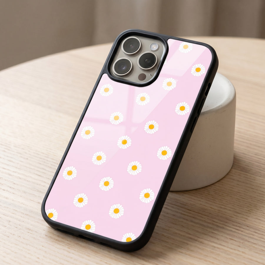 Pink Daisy Aesthetic Phone Case