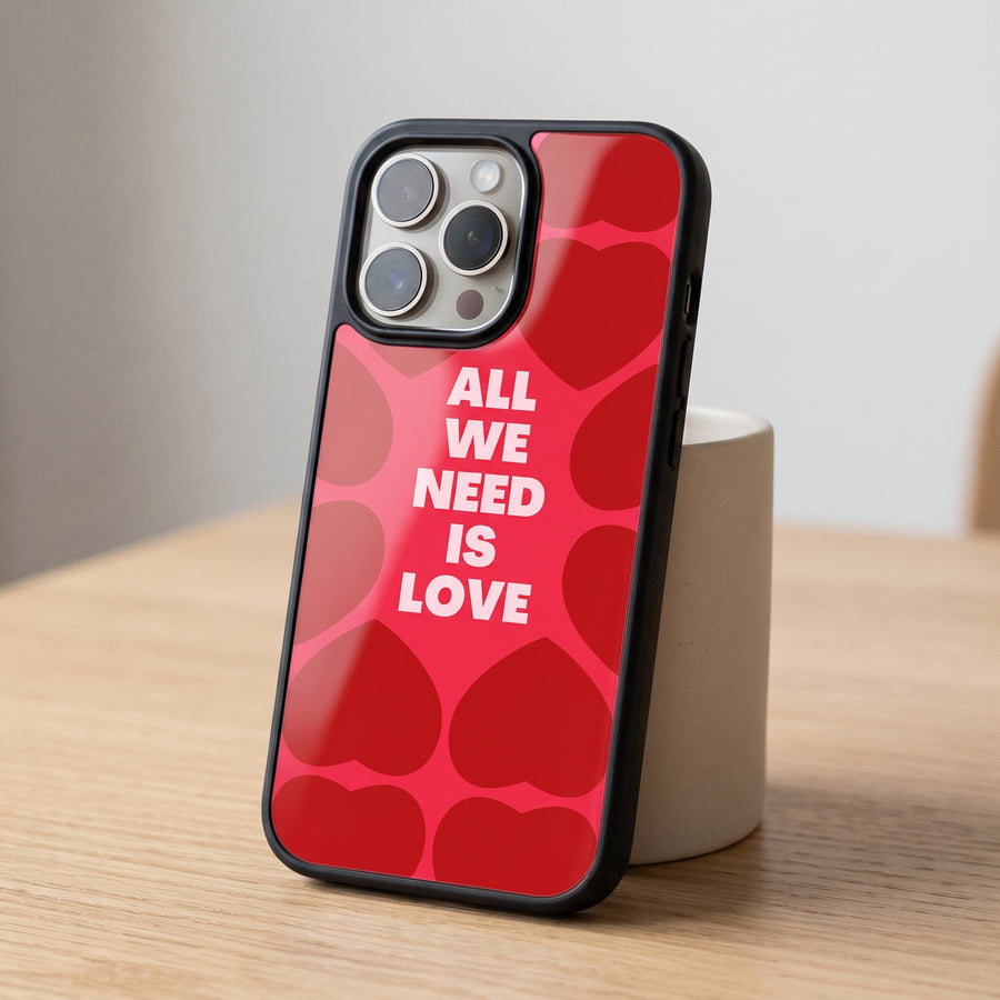 Red Hearts Aesthetic Phone Case