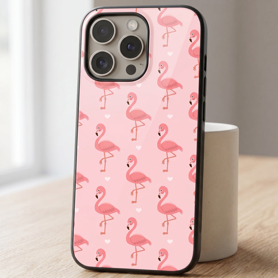 Pink Flamingo Aesthetic Phone Case