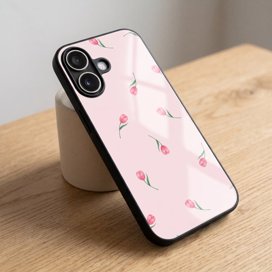 Pink Tulip Aesthetic Phone Case