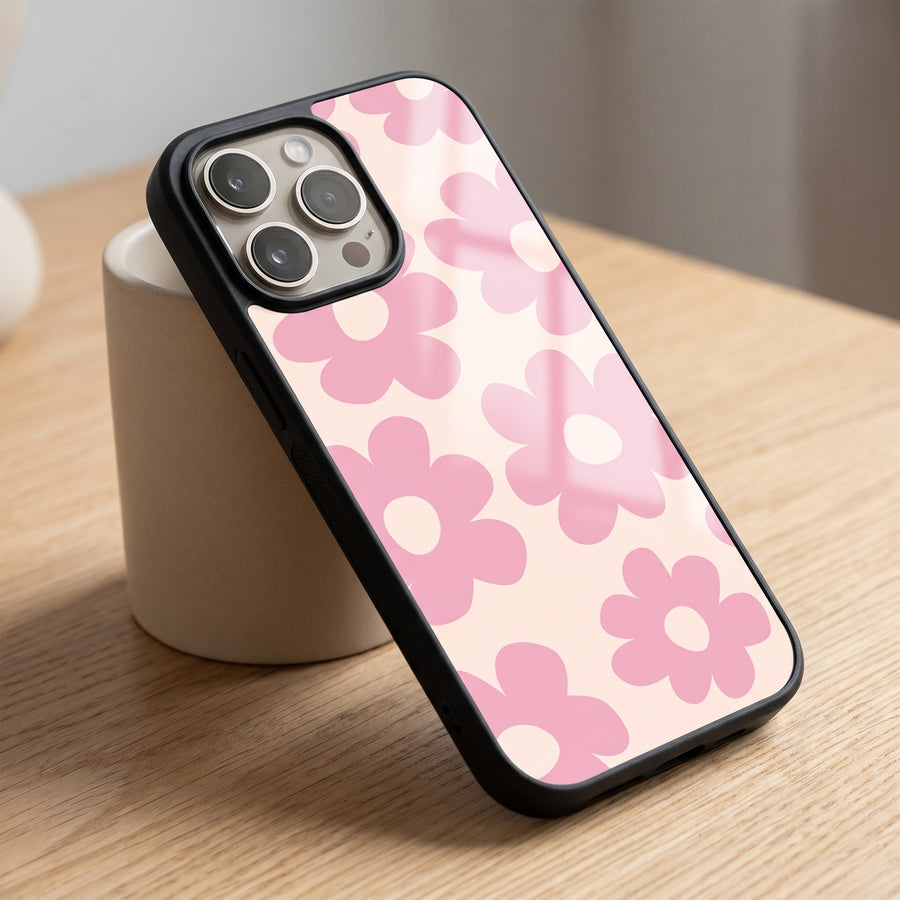 Pink Daisy Retro Phone Case