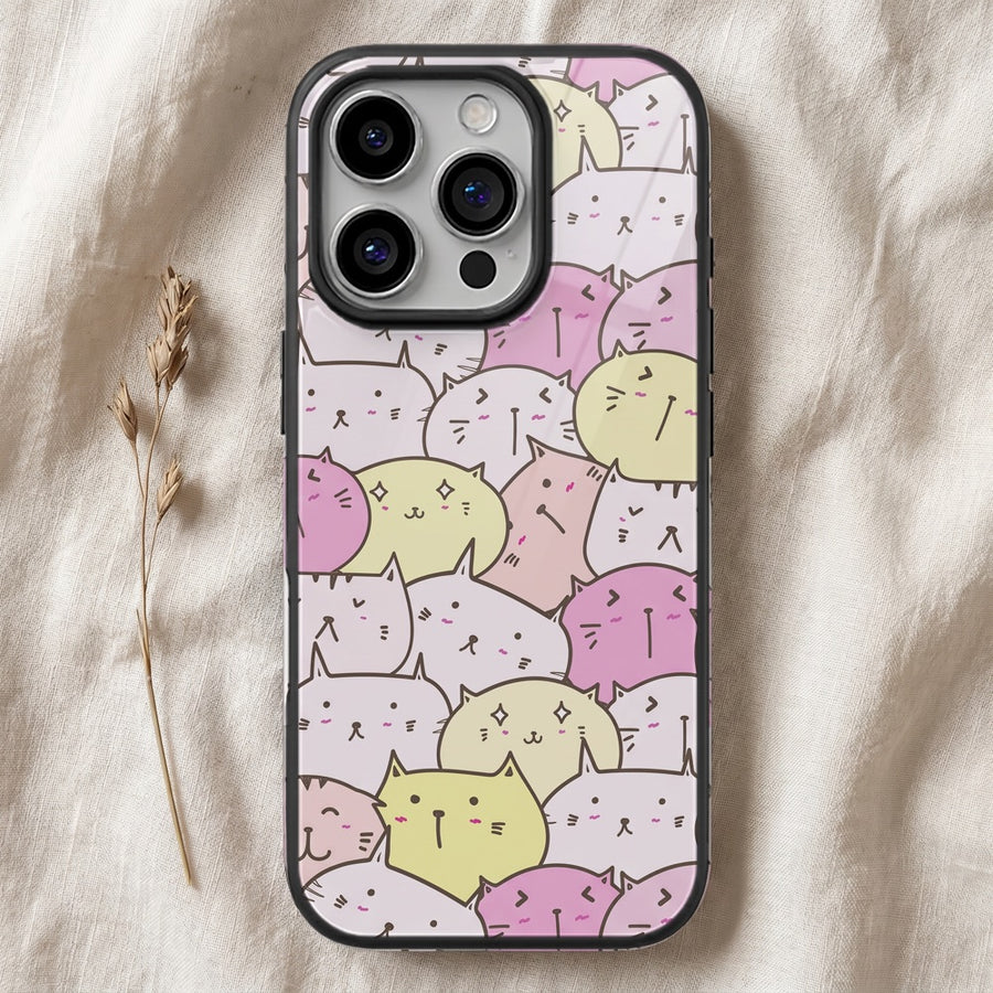 Pastel Cat Aesthetic Phone Case